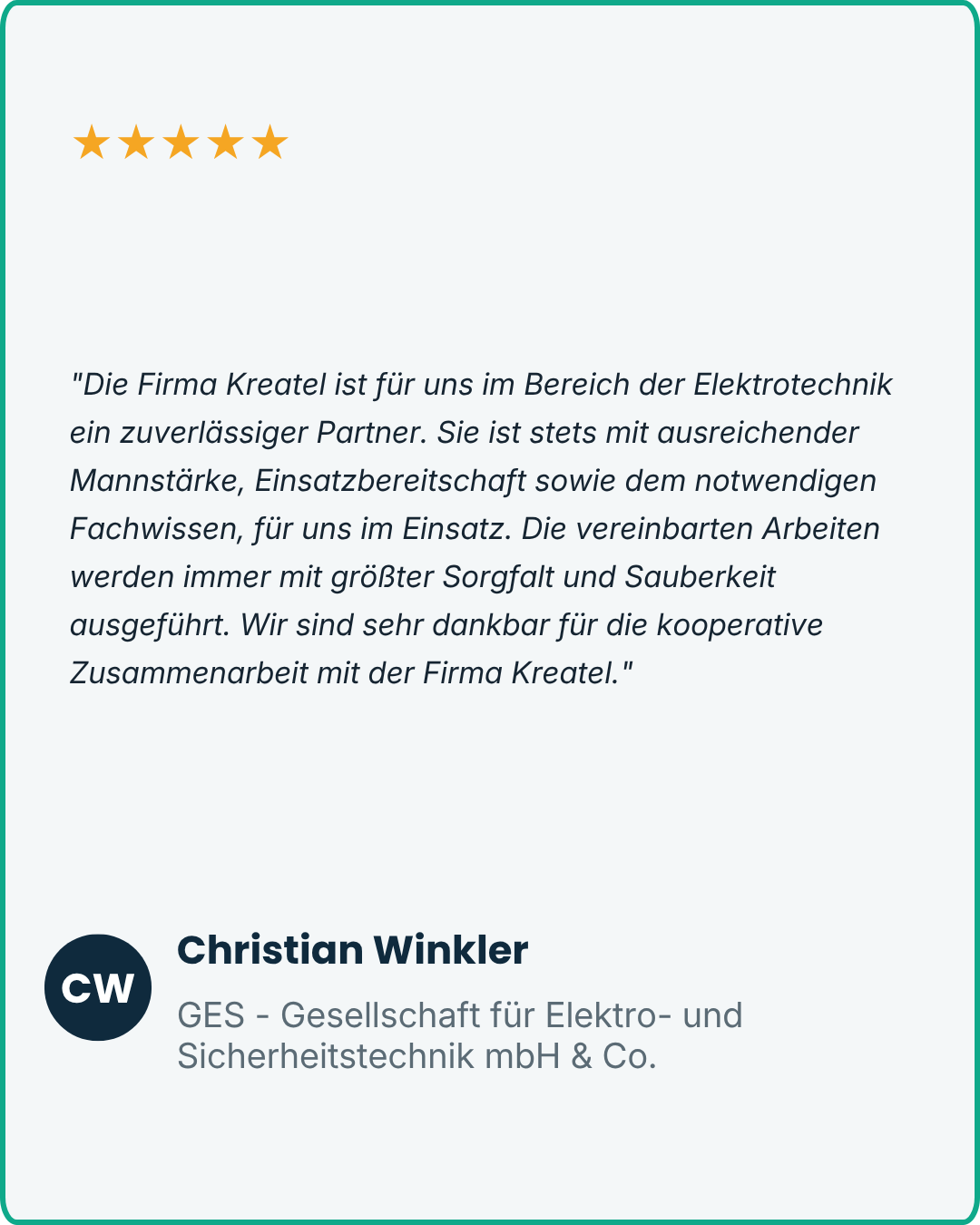 Für die Durchführung diverser Projekte im Elektronischen Bereich, haben wir vor mehreren Wochen das Unternehmen Kreatel als Geschäftspartner gewinnen können. Vom ersten Kontakt bis hin zur Umsetzu (2)